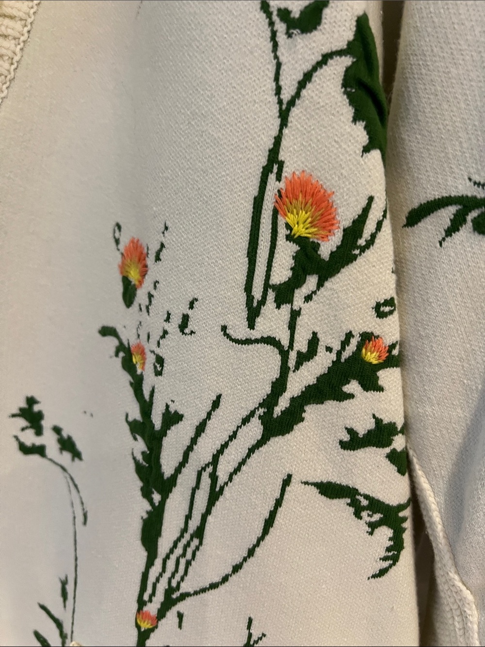 Anthropologie XL cotton  heavy sweater - Picture 2 of 6